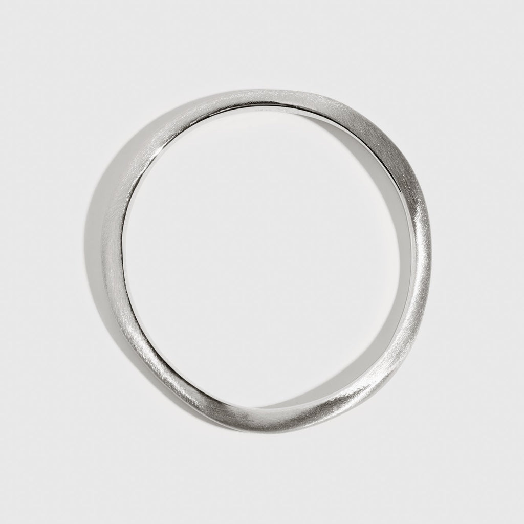 Le Duo Bangle Bracelets Silver Side